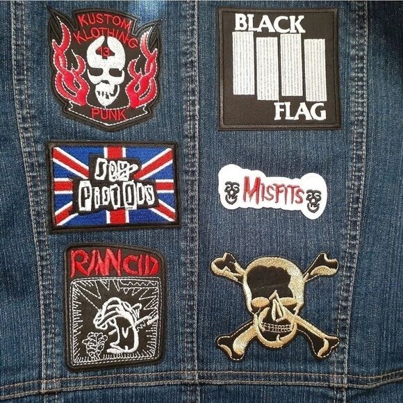 Custom St. John's Bay Rock N Roll Denim Ja… - Picture 4 of 5